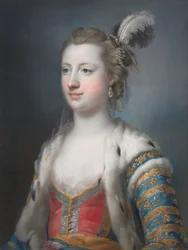 La muy honorable Lady Mary Radcliffe 1732-1798, esposa de Francis Eyre, Esq., 1755