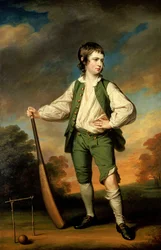 El Joven Jugador de Cricket - Retrato de Lewis Cage