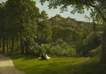Una escena en Leigh Woods, 1822
