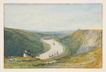 El Avon desde Durdham Down, c.1821