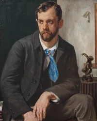Retrato de Charles Holden (óleo sobre lienzo)