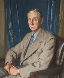 Cuthbert Leicester Warren (óleo sobre lienzo)