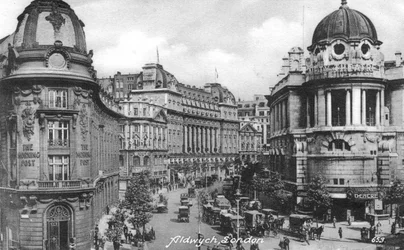 Aldwych, Londres, principios del siglo XX