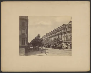 Boulevard des Capucines, esquina con Rue Louis le Grand, París