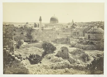 Jerusalén desde la muralla de la ciudad, 1857