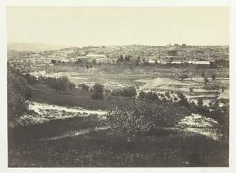 Jerusalén, desde el Monte de los Olivos, No.1, 1857