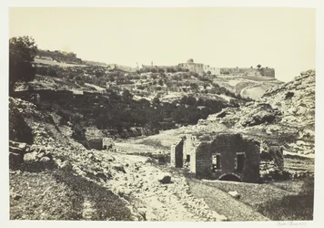 Jerusalén desde el Muro de En-Rogel, 1857