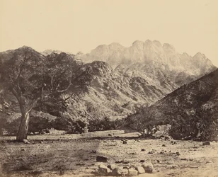 Monte Serbal, desde el Wádee Feyrán