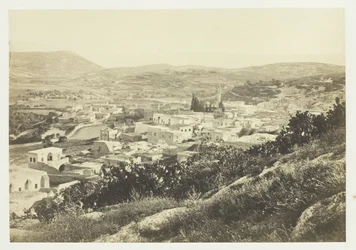 Nazaret, desde el noroeste, 1857