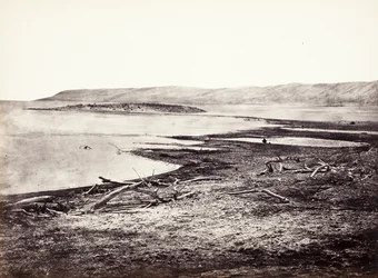 Orilla norte del mar Muerto