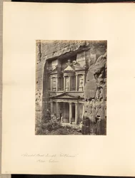 Espléndido templo rupestre, "El Khusne", Petra, Edom