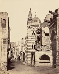 Vista de una calle de El Cairo