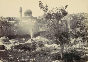 La Mezquita de Omar, Jerusalén, 1857