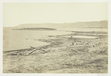 La orilla norte del Mar Muerto
