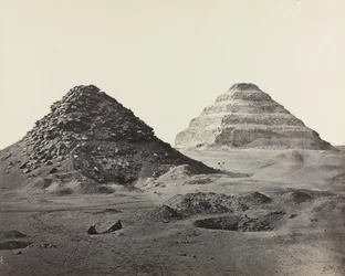 The Pyramids of Saqqara, from the Northeast