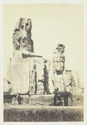 Las Estatuas de Memnón, Llanura de Tebas
