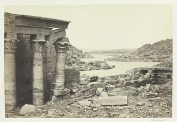 Vista desde Philae, mirando al norte, 1857