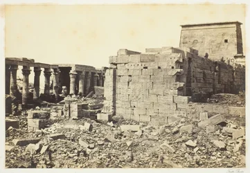 Vista en la isla de Philae
