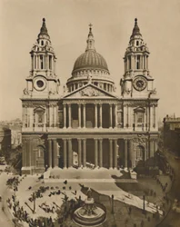 La Gran Iglesia construida por Wren en el sitio de la antigua St. Paul