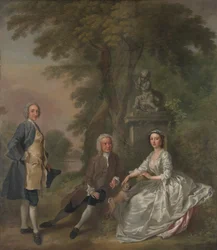 Jonathan Tyers, con su hija Elizabeth, y su marido John Wood