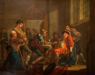 Sir John Falstaff reclutando soldados, 1765