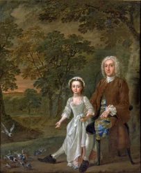William Ellis y su hija Elizabeth