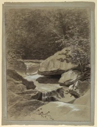 Un arroyo de montaña