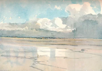El estuario del Dee, c1877-1906, 1906
