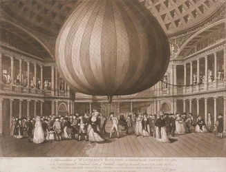 El interior del Panteón, Oxford Street, Londres, 1785