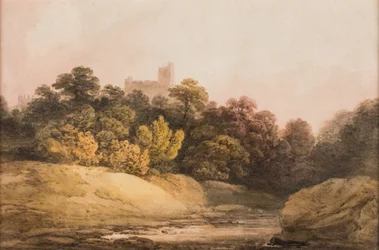 Paisaje, c.1840 (acuarela sobre papel)