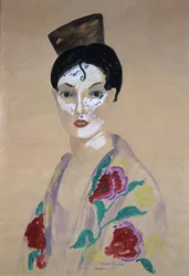 Mujer con Peineta