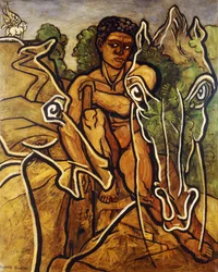 Hércules y sus caballos; Hercule et ses Coursiers