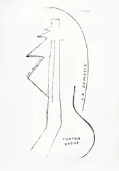 Poemes et Dessins de la Fille nee sans Mere, nº 23, publicado por Imprimeries Reunies, Lausana.