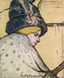 Retrato de Jeanne Marie Bourgeois (1874-1956), conocida como Mistinguett