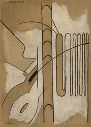 Serpentinas, c. 1922 (óleo sobre tabla)