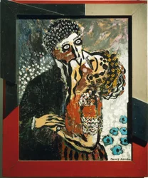 El beso (The kiss) Pintura de Francis Picabia (1879-1953) 1924 Dim 92x73,8 cm Turín Galleria Arte Moderna