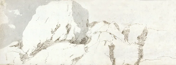 Parte de Pembrokeshire, c.1678 (acuarela y tinta marrón sobre papel)