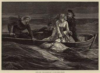 Escena de El barco hundido, en el Teatro Olímpico
