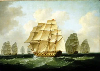 Episodios de las guerras napoleónicas (1803-1815): Las persecuciones dirigidas por Richard Strachan, frente a Cabo Ortegal (España), 4 de noviembre
