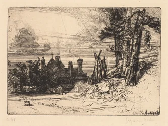 Casa de Horsley en Willesley, 1865