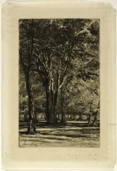 Jardines de Kensington, No. II (placa grande)