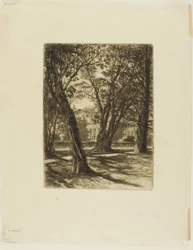 Jardines de Kensington, No. I (placa pequeña)