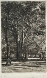 Kensington Gardens La Placa Mayor, 1860