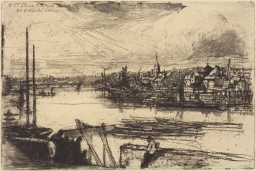 El viejo Chelsea, desde la ventana de Whistler (Battersea Reach)