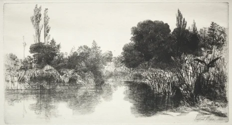 Estanque Shere Mill (La placa grande)
