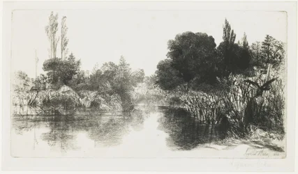 Estanque de Shere Mill (La Placa Mayor), 1860