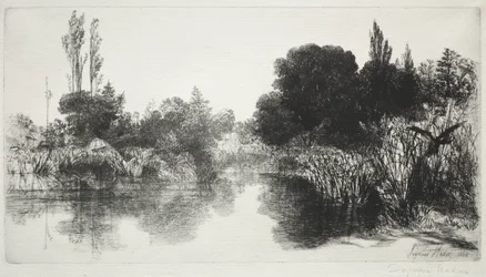 Shere Mill Pond, No. 11 (The Large Plate)