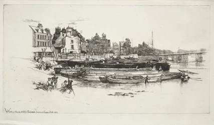 Casa de Whistler, Old Chelsea, 1863