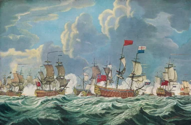 Batalla de la Bahía de Quiberon, c1765