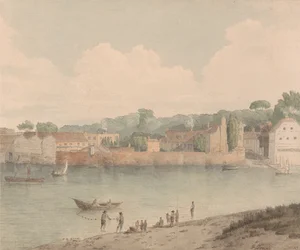Escaleras de Vauxhall, desde Millbank, 5 de julio de 1797